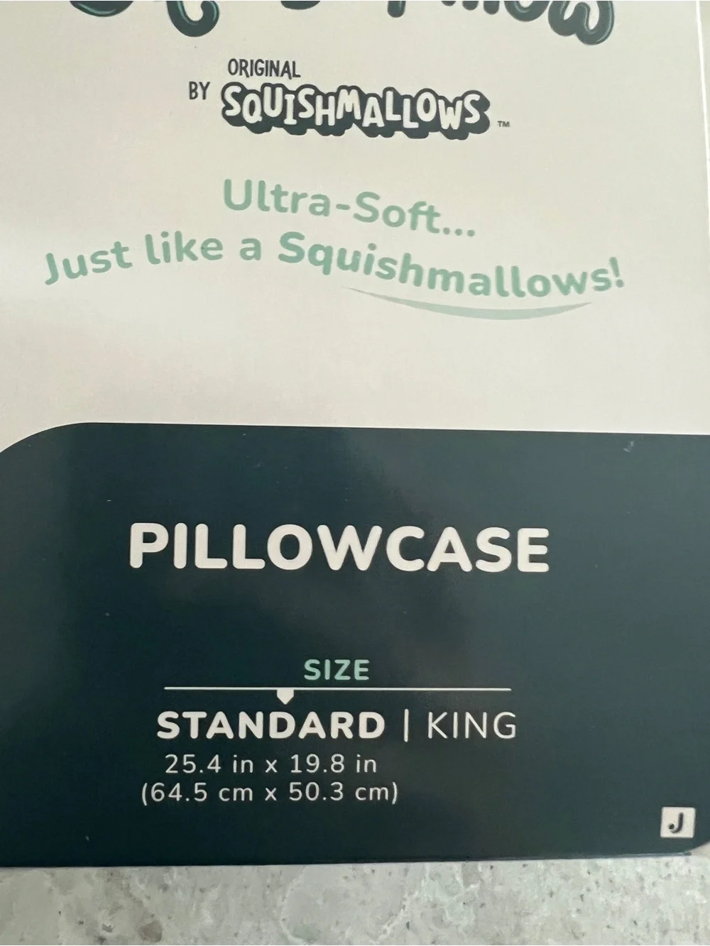 Squishpillow Ultra-Soft White Pillowcase - Standard